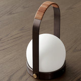 Carrie LED Wireless Lamp, Bronzed Brass