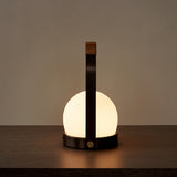 Carrie LED Wireless Lamp, Bronzed Brass