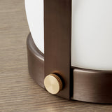 Carrie LED Wireless Lamp, Bronzed Brass
