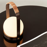 Carrie LED Wireless Lamp, Bronzed Brass