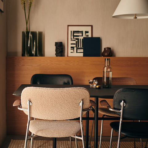 Co Dining Chair, Fully Upholstered