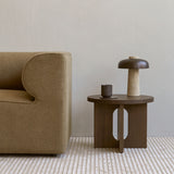 Androgyne Side Table, Wood Base