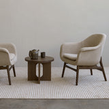 Androgyne Side Table, Wood Base