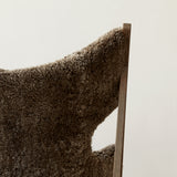 Knitting Lounge Chair, Sheepskin Upholstery