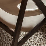 Knitting Lounge Chair, Leather and Fabric Upholstery