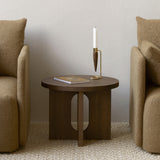 Androgyne Side Table, Wood Base
