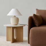 Androgyne Side Table, Wood Base