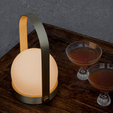 Carrie LED Wireless Lamp, Brass