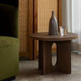Androgyne Side Table, Wood Base