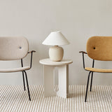 Androgyne Side Table, Metal Base