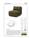 Podium Armless Chair