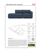 Podium 2 Piece Lounge