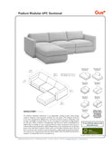 Podium 4 Piece Sectional