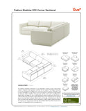 Podium 5 Piece Corner Sectional