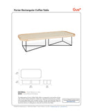 Porter Coffee Table, Rectangle