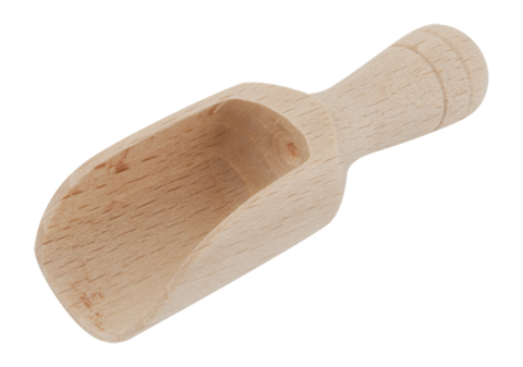 Beechwood Salt Scoop