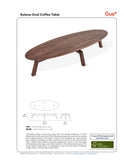 Solana Oval Coffee Table