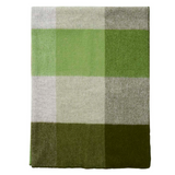 Block Throw Blanket, Brushed Lambs Wool