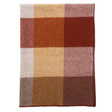 Block Throw Blanket, Brushed Lambs Wool