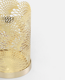 Celestial Candle Holder, Brass