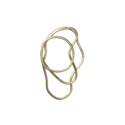 Pond Brass Trivets, Set of 3