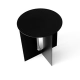 Androgyne Side Table, Metal Base