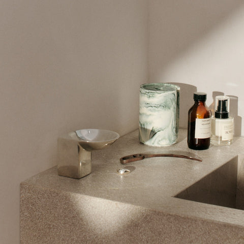 Santany Bowl, Polished Aluminum