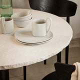 Mineral Dining and Café Table, Bianco Curia