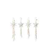 Vela Star Ornaments, Set of 4