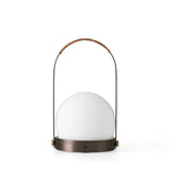 Carrie LED Wireless Lamp, Bronzed Brass