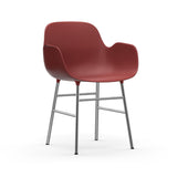Form Armchair, Metal Leg Finishes