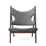 Knitting Lounge Chair, Fabric and Leather Upholstery