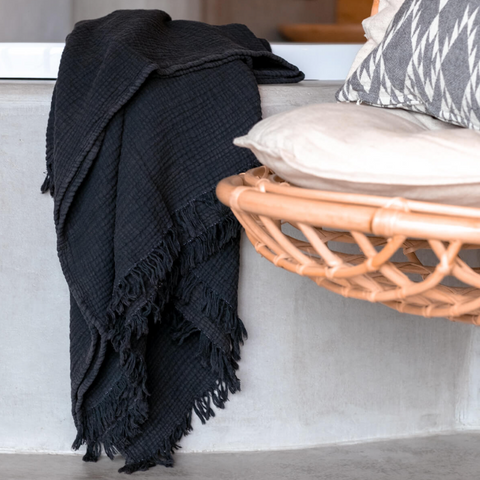 Cocoon Cotton Throw Blanket