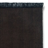 Herringbone Wool-Blend Blanket, Dark Coffee
