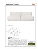 Nexus Modular 2 Piece Sofa