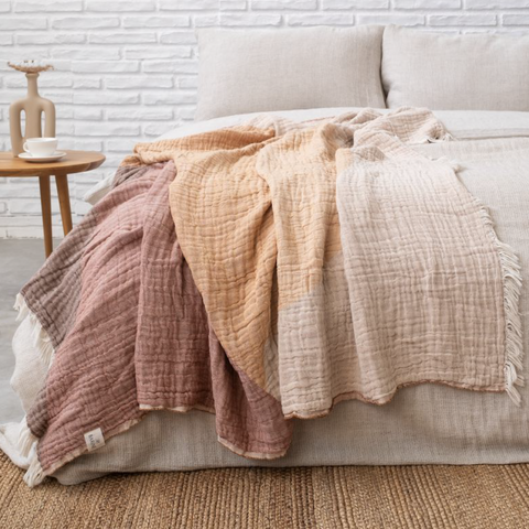 View Cotton Throw Blanket