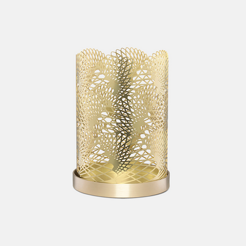 Celestial Candle Holder, Brass