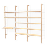 Branch - 3 Shelving Unit with Desk